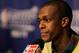 MIAMI, FL - JUNE 09: Rajon Rondo #9 of the Boston Celtics speaks with the media after losing to the Miami Heat in Game Seven of the Eastern Conference Finals in the 2012 NBA Playoffs at American Airlines Arena on June 9, 2012 in Miami, Florida. (Photo by Mike Ehrmann/Getty Images)