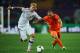 KHARKOV, UKRAINE - JUNE 09: Simon Kjaer of Denmark battles for the ball with Wesley Sneijder of Netherlands during the UEFA EURO 2012 group B match between Netherlands and Denmark at Metalist Stadium on June 9, 2012 in Kharkov, Ukraine. (Photo by Lars Baron/Getty Images)