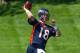 ENGLEWOOD, CO - MAY 21: Quarterback Peyton Manning #18 of the Denver Broncos throws during organized team activities at Dove Valley on May 21, 2012 in Englewood, Colorado. (Photo by Justin Edmonds/Getty Images)