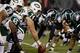 PHILADELPHIA, PA - DECEMBER 18: Nick Mangold #74 of the New York Jets prepares to snap the ball against the Philadelphia Eagles at Lincoln Financial Field on December 18, 2011 in Philadelphia, Pennsylvania. (Photo by Rob Carr/Getty Images)