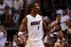MIAMI, FL - JUNE 09: Chris Bosh #1 of the Miami Heat reacts in the first half while taking on the Boston Celtics in Game Seven of the Eastern Conference Finals in the 2012 NBA Playoffs on June 9, 2012 at American Airlines Arena in Miami, Florida. NOTE TO USER: User expressly acknowledges and agrees that, by downloading and or using this photograph, User is consenting to the terms and conditions of the Getty Images License Agreement. (Photo by Mike Ehrmann/Getty Images)