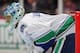 DENVER, CO - FEBRUARY 04: Roberto Luongo #1 of the Vancouver Canucks looks on as he defends the goal against the Colorado Avalanche at the Pepsi Center on February 4, 2012 in Denver, Colorado. The Canucks defeated the Avalanche 3-2 in an overtime shoot out. (Photo by Doug Pensinger/Getty Images)