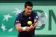 PARIS, FRANCE - JUNE 11: Novak Djokovic of Serbia plays a backhand during the men's singles final against Rafael Nadal of Spain on day 16 of the French Open at Roland Garros on June 11, 2012 in Paris, France. (Photo by Mike Hewitt/Getty Images)