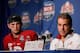 NEW ORLEANS, LA - JANUARY 09: Head coach Nick Saban and AJ McCarron #10 of the Alabama Crimson Tide speak to the media after defeating Louisiana State University Tigers in the 2012 Allstate BCS National Championship Game at Mercedes-Benz Superdome on January 9, 2012 in New Orleans, Louisiana. Alabama won the game by a score of 21-0. (Photo by Chris Graythen/Getty Images)