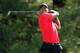 DUBLIN, OH - JUNE 03: Tiger Woods hits his tee shot on the par 4 17th hole during the final round of the Memorial Tournament presented by Nationwide Insurance at Muirfield Village Golf Club on June 3, 2012 in Dublin, Ohio. (Photo by Andy Lyons/Getty Images)