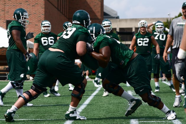 MSU Football: Allen Making Push on O-Line