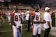 CINCINNATI, OH - AUGUST 15: Terrell Owens #81 and Chad Ochocinco #85 of the Cincinnati Bengals look on during the preseason game against the Denver Broncos at Paul Brown Stadium on August 15, 2010 in Cincinnati, Ohio. The Bengals won 33-24. (Photo by Joe Robbins/Getty Images)
