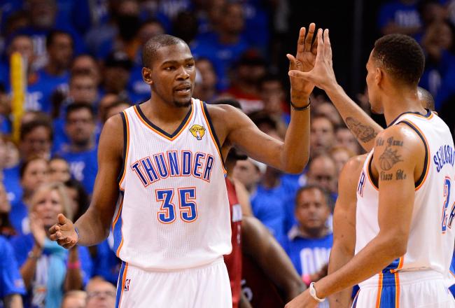 With 14 fourth quarter points Kevin Durand has given his team an eight point lead late in Game 1.