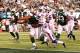EAST RUTHERFORD, NJ - NOVEMBER 27: Dustin Keller #81 of the New York Jets scores a touchdown as Justin Rogers #26 of the Buffalo Bills is late with the tackle during their game on November 27, 2011 at MetLife Stadium in East Rutherford, New Jersey. (Photo by Al Bello/Getty Images)