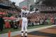 CINCINNATI, OH - NOVEMBER 27: Greg Little #15 of the Cleveland Browns celebrates a touchdown during the game against the Cincinnati Bengals at Paul Brown Stadium on November 27, 2011 in Cincinnati, Ohio. The Bengals defeated the Browns 23-20. (Photo by John Grieshop/Getty Images)