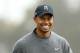 SAN FRANCISCO, CA - JUNE 13: Tiger Woods of the United States waits on the practice ground during a practice round prior to the start of the 112th U.S. Open at The Olympic Club on June 13, 2012 in San Francisco, California. (Photo by Andrew Redington/Getty Images)