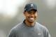 SAN FRANCISCO, CA - JUNE 13: Tiger Woods of the United States waits on the practice ground during a practice round prior to the start of the 112th U.S. Open at The Olympic Club on June 13, 2012 in San Francisco, California. (Photo by Andrew Redington/Getty Images)