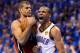 OKLAHOMA CITY, OK - JUNE 12: (R-L) Russell Westbrook #0 of the Oklahoma City Thunder reacts alongside Shane Battier #31 of the Miami Heat in the first half in Game One of the 2012 NBA Finals at Chesapeake Energy Arena on June 12, 2012 in Oklahoma City, Oklahoma. NOTE TO USER: User expressly acknowledges and agrees that, by downloading and or using this photograph, User is consenting to the terms and conditions of the Getty Images License Agreement. (Photo by Ronald Martinez/Getty Images)