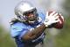 ALLEN PARK, MI - AUGUST 01: Mikel Leshoure #25 of the Detroit Lions go through the daily practice session at the Lions training facility on August 1, 2011 in Allen Park, Michigan. (Photo by Leon Halip/Getty Images)