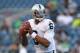 SEATTLE, WA - SEPTEMBER 02: Quarterback Terrelle Pryor #6 of the Oakland Raiders warms up prior to the game against the Seattle Seahawks at CenturyLink Field on September 2, 2011 in Seattle, Washington. (Photo by Otto Greule Jr/Getty Images)