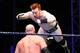 DURBAN, SOUTH AFRICA - JULY 08: The Celtic Warrior Sheamus leaps towards the Big Red Monster Kane during the WWE Smackdown Live Tour at Westridge Park Tennis Stadium on July 08, 2011 in Durban, South Africa. (Photo by Steve Haag/Gallo Images/Getty Images)