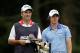 BETHESDA, MD - JUNE 19: Rory McIlroy of Northern Ireland (R) stands alongside caddie J.P. Fitzgerald (L) during the final round of the 111th U.S. Open at Congressional Country Club on June 19, 2011 in Bethesda, Maryland. (Photo by Ross Kinnaird/Getty Images)