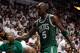 MIAMI, FL - JUNE 09: Kevin Garnett #5 of the Boston Celtics is taken out of the game in the second quarter against the Miami Heat in Game Seven of the Eastern Conference Finals in the 2012 NBA Playoffs on June 9, 2012 at American Airlines Arena in Miami, Florida. NOTE TO USER: User expressly acknowledges and agrees that, by downloading and or using this photograph, User is consenting to the terms and conditions of the Getty Images License Agreement. (Photo by Mike Ehrmann/Getty Images)