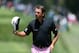 SAN FRANCISCO, CA - JUNE 15: Graeme McDowell of Northern Ireland waves to the gallery on the eighth green during the second round of the 112th U.S. Open at The Olympic Club on June 15, 2012 in San Francisco, California. (Photo by Andrew Redington/Getty Images)