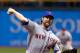 ST. PETERSBURG, FL - JUNE 13: Pitcher R.A. Dickey #43 of the New York Mets pitches against the Tampa Bay Rays during the game at Tropicana Field on June 13, 2012 in St. Petersburg, Florida. (Photo by J. Meric/Getty Images)