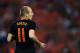 ROTTERDAM, NETHERLANDS - MAY 30: Arjen Robben (#11) of Netherlands in action during the International Friendly between the Netherlands and Slovakia at De Kuip Stadion on May 30, 2012 in Rotterdam, Netherlands. (Photo by Dean Mouhtaropoulos/Getty Images)