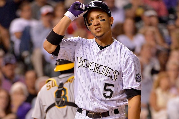 Carlos Gonzalez Scratched from Lineup Due to Sore Hamstring