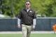 BEREA, OH - MAY 12: Head coach Pat Shurmur of the Cleveland Browns during the second day of minicamp at Cleveland Browns training facility on May 12, 2012 in Berea, Ohio. (Photo by Jason Miller/Getty Images)