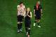 KHARKOV, UKRAINE - JUNE 17: (L-R) Mark van Bommel, Arjen Robben and Wesley Sneijder of Netherlands show their dejection as he walks off the pitch after the UEFA EURO 2012 group B match between Portugal and Netherlands at Metalist Stadium on June 17, 2012 in Kharkov, Ukraine. (Photo by Lars Baron/Getty Images)