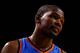MIAMI, FL - JUNE 17: Kevin Durant #35 of the Oklahoma City Thunder looks on in the second half against the Miami Heat in Game Three of the 2012 NBA Finals on June 17, 2012 at American Airlines Arena in Miami, Florida. NOTE TO USER: User expressly acknowledges and agrees that, by downloading and or using this photograph, User is consenting to the terms and conditions of the Getty Images License Agreement. (Photo by Mike Ehrmann/Getty Images)