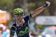 ADELAIDE, AUSTRALIA - JANUARY 21: Alejandro Valverde of Spain and the Movistar Team celebrates after he just edged out Simon Gerrans of Australia and the Greenedge team to win stage five of the 2012 Tour Down Under on January 21, 2012 in Adelaide, Australia. (Photo by Morne de Klerk/Getty Images)