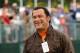UNITED STATES - MAY 29: Steven Seagal smiles after missing his putt for charity during the Final Round of The Fedex St. Jude Classic at TPC @ Southwind in Memphis, Tennessee on May 29, 2005. (Photo by Joe Murphy/Getty Images)
