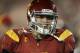LOS ANGELES, CA - NOVEMBER 26: Quarterback Matt Barkley #7 of the USC Trojans gets ready for the game with the UCLA Bruins at the Los Angeles Memorial Coliseum on November 26, 2011 in Los Angeles, California. (Photo by Stephen Dunn/Getty Images)