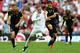 LONDON, ENGLAND - JUNE 02: Wayne Rooney of England and Eden Hazard of Belgium battle for the ball during the international friendly match between England and Belgium at Wembley Stadium on June 2, 2012 in London, England. (Photo by Clive Mason/Getty Images)