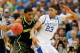 ATLANTA, GA - MARCH 25: Anthony Davis #23 of the Kentucky Wildcats and Perry Jones III #1 of the Baylor Bears vie for posession during the 2012 NCAA Men's Basketball South Regional Final at the Georgia Dome on March 25, 2012 in Atlanta, Georgia. (Photo by Streeter Lecka/Getty Images)