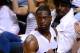 MIAMI, FL - JUNE 17: Dwyane Wade #3 of the Miami Heat reacts in the first half against the Oklahoma City Thunder in Game Three of the 2012 NBA Finals on June 17, 2012 at American Airlines Arena in Miami, Florida. NOTE TO USER: User expressly acknowledges and agrees that, by downloading and or using this photograph, User is consenting to the terms and conditions of the Getty Images License Agreement. (Photo by Ronald Martinez/Getty Images)