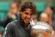PARIS, FRANCE - JUNE 11: Rafael Nadal of Spain poses with the Coupe des Mousquetaires trophy in the men's singles final against Novak Djokovic of Serbia during day 16 of the French Open at Roland Garros on June 11, 2012 in Paris, France. (Photo by Matthew Stockman/Getty Images)