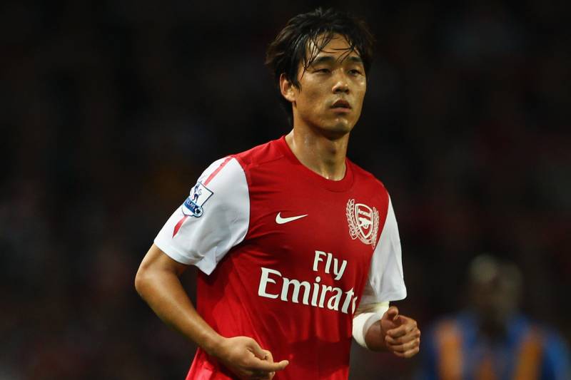 Image result for park chu-young Arsenal no. 9