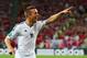 L'VIV, UKRAINE - JUNE 17: Lukas Podolski of Germany celebrates scoring their first goal during the UEFA EURO 2012 group B match between Denmark and Germany at Arena Lviv on June 17, 2012 in L'viv, Ukraine. (Photo by Alex Livesey/Getty Images)