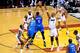 MIAMI, FL - JUNE 19: Russell Westbrook #0 of the Oklahoma City Thunder attempts a shot against Chris Bosh #1 of the Miami Heat in Game Four of the 2012 NBA Finals on June 19, 2012 at American Airlines Arena in Miami, Florida. NOTE TO USER: User expressly acknowledges and agrees that, by downloading and or using this photograph, User is consenting to the terms and conditions of the Getty Images License Agreement. (Photo by Ronald Martinez/Getty Images)