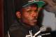 LAS VEGAS, NV - JUNE 09: Timothy Bradley addresses the media during the post-fight press conference in a wheelchair after defeating Manny Pacquiao by split decision at MGM Grand Garden Arena on June 9, 2012 in Las Vegas, Nevada. (Photo by Jeff Bottari/Getty Images)