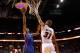 MIAMI, FL - JUNE 19: Russell Westbrook #0 of the Oklahoma City Thunder drives for a shot attempt in the second half against Chris Bosh #1 and Shane Battier #31 of the Miami Heat in Game Four of the 2012 NBA Finals on June 19, 2012 at American Airlines Arena in Miami, Florida. NOTE TO USER: User expressly acknowledges and agrees that, by downloading and or using this photograph, User is consenting to the terms and conditions of the Getty Images License Agreement. (Photo by Mike Ehrmann/Getty Images)