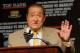 LAS VEGAS, NV - JUNE 06: Top Rank Founder and CEO Bob Arum speaks during the final news conference for the bout between boxers Manny Pacquiao and Timothy Bradley at the MGM Grand Hotel/Casino June 6, 2012 in Las Vegas, Nevada. Pacquiao will defend his WBO welterweight title against Bradley when the two meet in the ring on June 9 in Las Vegas. (Photo by David Becker/Getty Images)