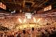 MIAMI, FL - JUNE 17: A general interior of the arena as fans cheer during pregame festivities prior to the Miami Heat playing against the Oklahoma City Thunder in Game Three of the 2012 NBA Finals on June 17, 2012 at American Airlines Arena in Miami, Florida. NOTE TO USER: User expressly acknowledges and agrees that, by downloading and or using this photograph, User is consenting to the terms and conditions of the Getty Images License Agreement. (Photo by Ronald Martinez/Getty Images)
