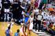 MIAMI, FL - JUNE 19: James Harden #13 of the Oklahoma City Thunder drives for a shot attempt against Shane Battier #31 of the Miami Heat in Game Four of the 2012 NBA Finals on June 19, 2012 at American Airlines Arena in Miami, Florida. NOTE TO USER: User expressly acknowledges and agrees that, by downloading and or using this photograph, User is consenting to the terms and conditions of the Getty Images License Agreement. (Photo by Ronald Martinez/Getty Images)