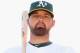 PHOENIX, AZ - FEBRUARY 27: Derek Norris #72 of the Oakland Athletics poses for a portrait during spring training photo day at Phoenix Municipal Stadium on February 27, 2012 in Phoenix, Arizona. (Photo by Christian Petersen/Getty Images)