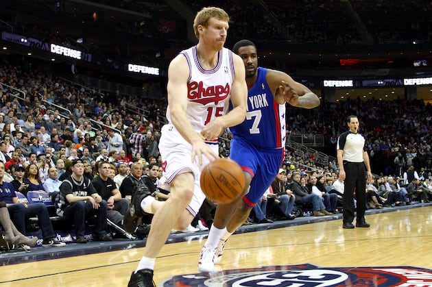 Erazem Lorbek, Matt Bonner and DeJuan Blair