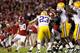 TUSCALOOSA, AL - NOVEMBER 05: Jeremy Shelley #90 of the Alabama Crimson Tide against the LSU Tigers at Bryant-Denny Stadium on November 5, 2011 in Tuscaloosa, Alabama. (Photo by Kevin C. Cox/Getty Images)