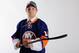 PITTSBURGH, PA - JUNE 22: Griffin Reinhart, drafted fourth overall by the New York Islanders, poses for a portrait during Round One of the 2012 NHL Entry Draft at Consol Energy Center on June 22, 2012 in Pittsburgh, Pennsylvania. (Photo by Jamie Sabau/Getty Images)