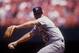 7 Aug 1991: Pitcher Jack Morris of the Minnesota Twins pitches against the California Angels at Anaheim Stadium in Anaheim, California.