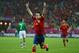 GDANSK, POLAND - JUNE 14: David Silva of Spain celebrates scoring his goal during the UEFA EURO 2012 group C match between Spain and Ireland at The Municipal Stadium on June 14, 2012 in Gdansk, Poland. (Photo by Michael Steele/Getty Images)